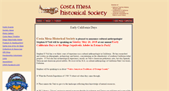 Desktop Screenshot of costamesahistory.org