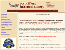 Tablet Screenshot of costamesahistory.org